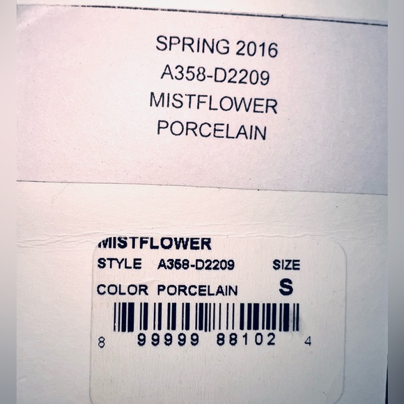 JOIE Porcelain White Gorgeous Eyelet 100% Silk Dress Fully Lined NWT Size Small - Picture 11 of 16